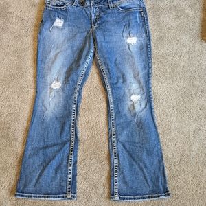 Silver jeans